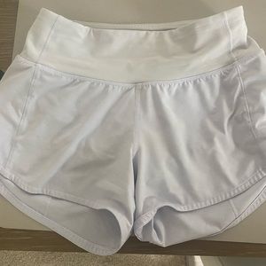 Lululemon light blue - size 2 tall - speed up shorts